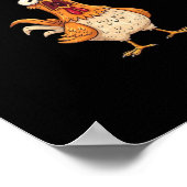 F-Caw-F Funny Chicken Saying Rooster Meme Sarcasti ポスター (角)