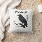 F-Caw-F Funny Crow クッション (ブランケット)