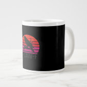 F-Caw-F Funny Crow Classic Minimal Clean ジャンボコーヒーマグカップ (正面右)