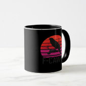 F-Caw-F Funny Crow Classic Minimal Clean マグカップ (正面右)