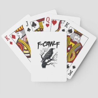 F-Caw-F Funny Crow Essential Cool Unique トランプ