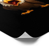 F-Caw-F Funny F-Caw-F Gear Creative Style ポスター (角)