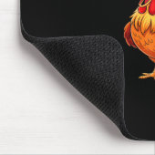 F-Caw-F Funny Humor Quote Rooster Meme Chicken Lov マウスパッド (コーナー)