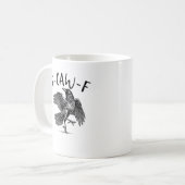F-Caw-F Funny Raven Crow Spooky Season Creative Ca コーヒーマグカップ (正面左)