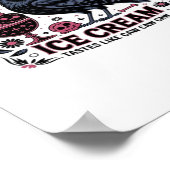 F Caw F Funny Trendy ポスター (角)