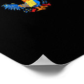 F-Caw-F Funny Trendy ポスター (角)