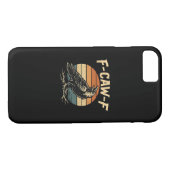 F-Caw-F Funny Trendy Case-Mate iPhoneケース (裏面(横))
