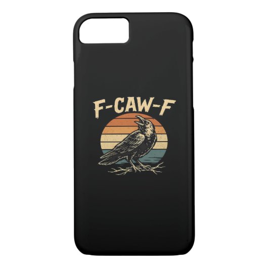 F-Caw-F Funny Trendy Case-Mate iPhoneケース (裏面)