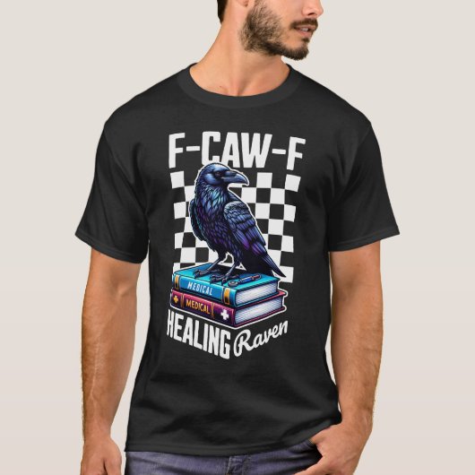 F-CAW-F Healing Raven  Tシャツ (正面)