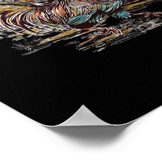 F-Caw-F Hei Hei Moana Rooster Classic Funny Graphi ポスター (角)