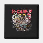 F-Caw-F Hei Hei Moana Rooster Classic Funny Graphi マグネット (正面)