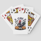 F Caw F Humor Crow Gothic Funny Style トランプ (裏面)