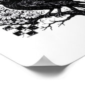 F-Caw-F Humor Funny Gothic Crow ポスター (角)
