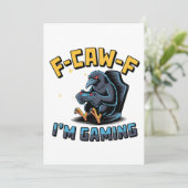 F-Caw-F I'm Gaming Funny Raven Crow Meme   セーブザデート (スタンド正面)