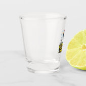 F-Caw-F I'm Not Building a Snowman Funny Christmas ショットグラス (左)