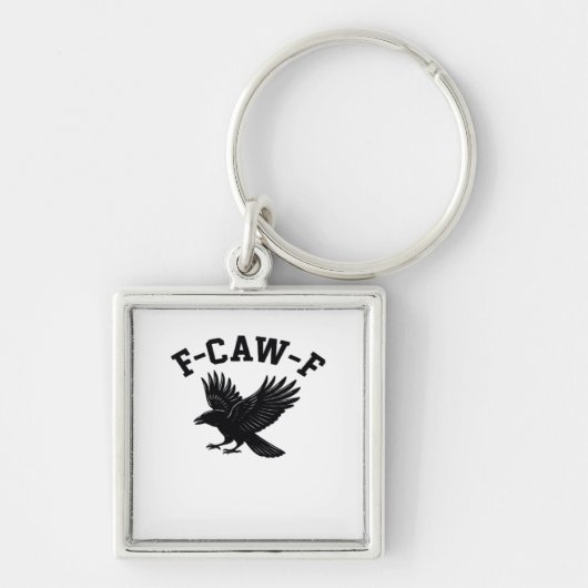 F-Caw-F Meme Funny Trendy キーホルダー (正面)