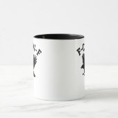 F-Caw-F Meme Funny Trendy マグカップ (中央)