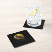 F-Caw-F Minimal Clean スクエアペーパーコースター (インサイチュ)