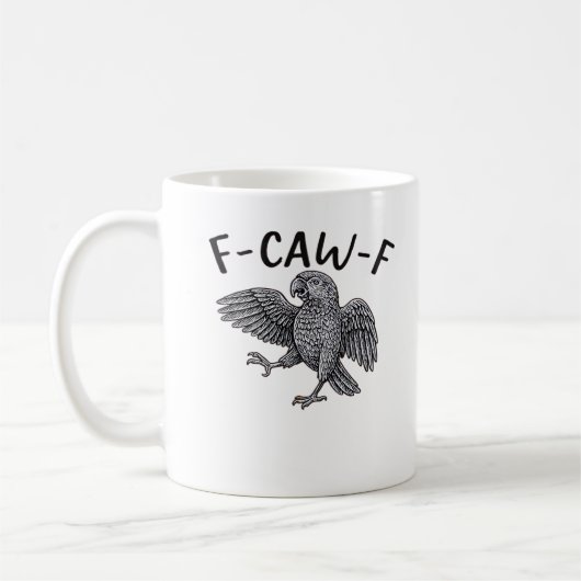 F Caw F Minimal Clean Design コーヒーマグカップ (左)