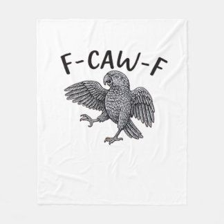 F Caw F Minimal Clean Design フリースブランケット