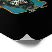 F-Caw-F Minimal Design ポスター (角)