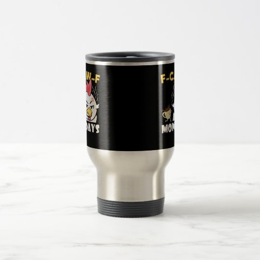 F-Caw-F Mondays Classic Minimal Clean トラベルマグ (中央)