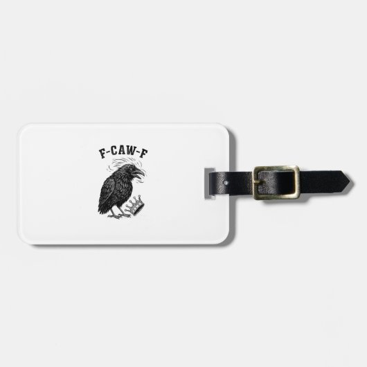 F Caw F No Kings In America Creative Style ラゲッジタグ (正面横)