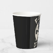F-Caw-F Not Before My Coffee Funny Raven Crow  紙コップ (右)