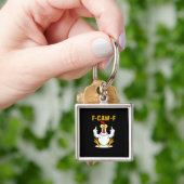 F-Caw-F Quote Rooster Meme キーホルダー (手)