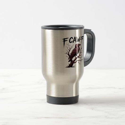 F-Caw-F Raven Classic トラベルマグ (正面右)