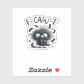 F Caw F Retro Classic Style シール (シート)