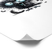 F Caw F Retro Classic Style ポスター (角)