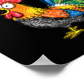 F Caw F Rooster Funny Bird Fcawf Chicken Whisperer ポスター (角)