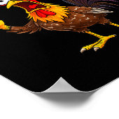 F Caw F Rooster Funny Bird Fcawf Chicken Whisperer ポスター (角)