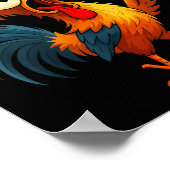 F Caw F Rooster Funny Bird Fcawf Chicken Whisperer ポスター (角)