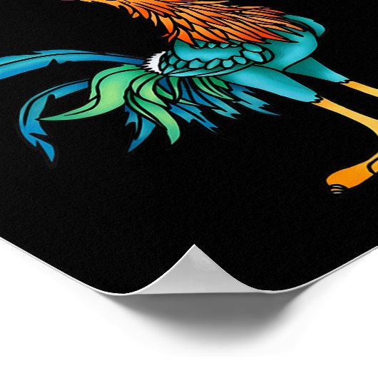 F Caw F Rooster Funny Bird Fcawf Chicken Whisperer ポスター (角)