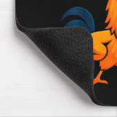 F Caw F Rooster Funny Bird Fcawf Chicken Whisperer マウスパッド (コーナー)