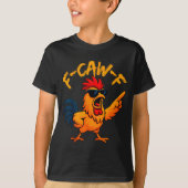 F Caw F Rooster Funny Bird Fcawf Chicken Whisperer Tシャツ (正面)