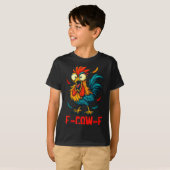 F-caw-f Rooster Meme Funny Chicken Humor Joke Fcaw Tシャツ (正面フル)