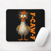 F Caw F Shirt Chicken F-caw-f Funny Meme Men Women マウスパッド (マウス)
