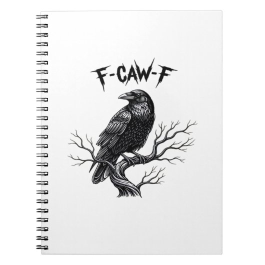 F Caw F Trendy Modern Style ノートブック (正面)