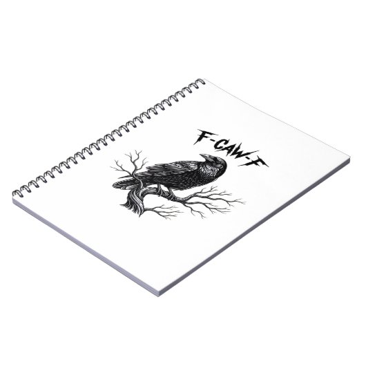 F Caw F Trendy Modern Style ノートブック (左側)