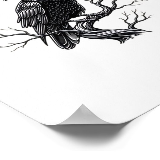 F Caw F Trendy Modern Style ポスター (角)