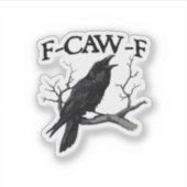 F Caw F Vintage Graphic Classic シール (正面)