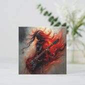 F Chord - AI Digital Art Print (スタンド正面)