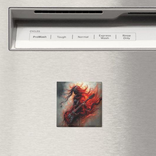 F Chord - AI Digital Art Print マグネット (インサイチュ (食洗機))