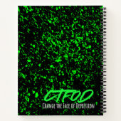 「F*ckうつ病」 スパイラルジャーナル – グラフィティ ノートブック (裏面)