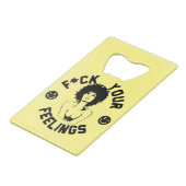 F*CKお客様の感覚#USAPatriotGraphics © クレジットカード栓抜き (正面アングル)