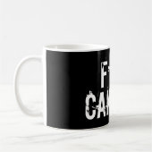 F*ckがんマグカップ コーヒーマグカップ (左)