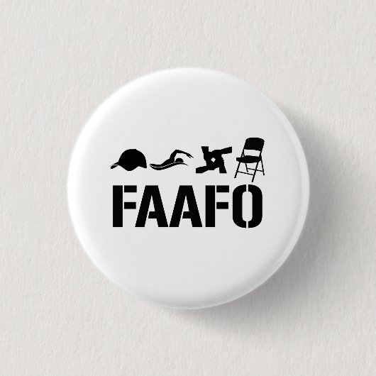 F@ckとのまわりに詳細 缶バッジ (正面)